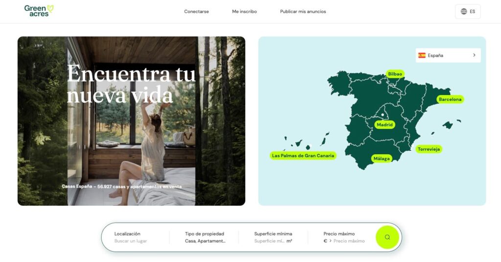 Green-Acres - Uno de los mejores portales inmobiliarios internacionales en Europa