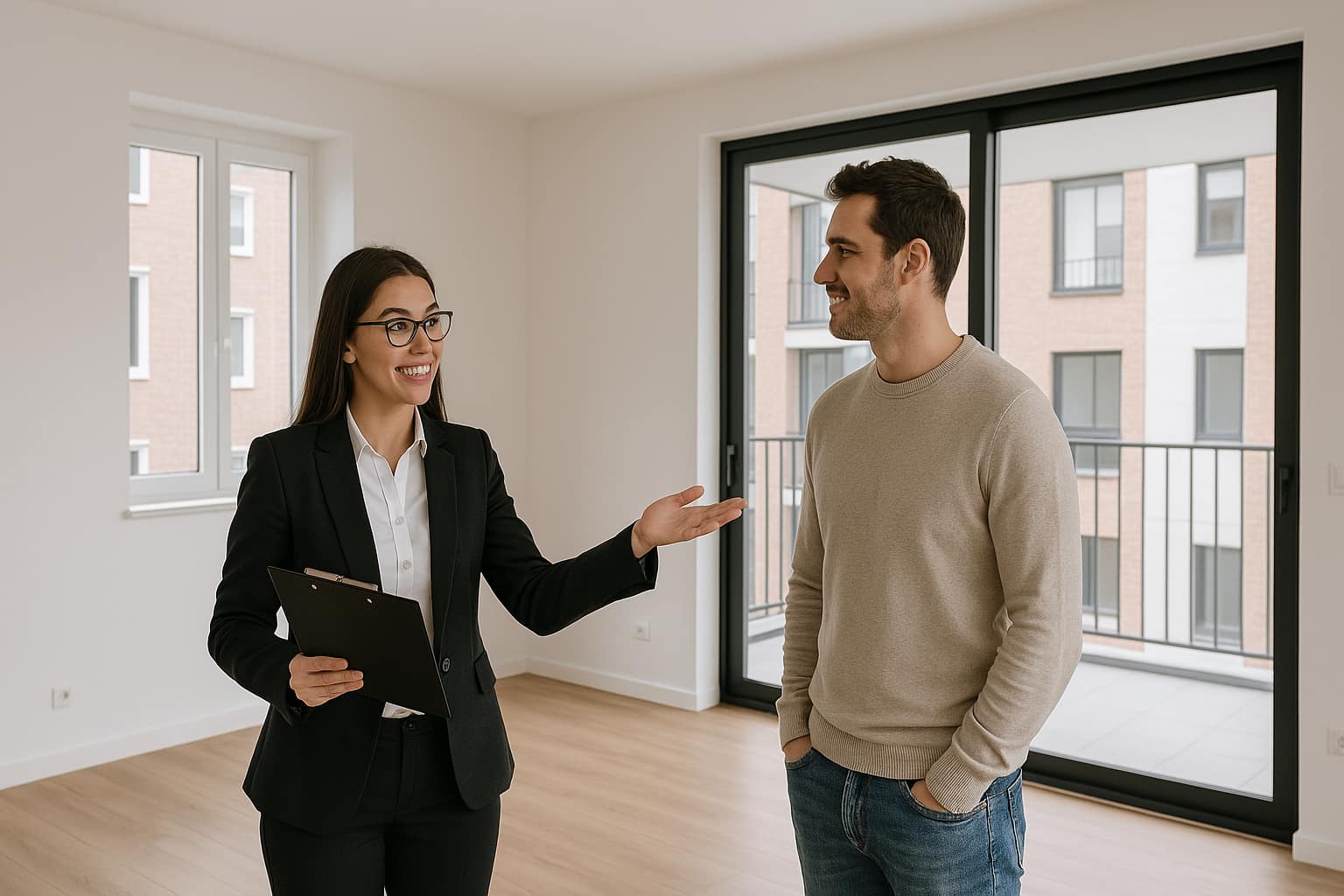 Hoja de viistas inmobiliaria