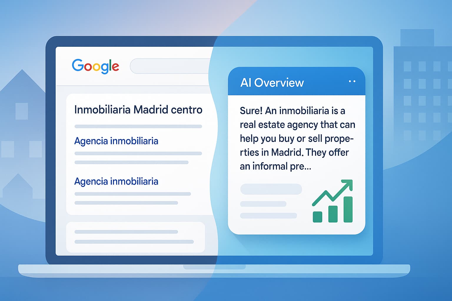 seo ai overview para inmobiliarias